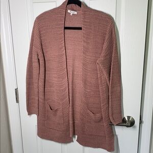 Madewell pink blush cardigan size medium